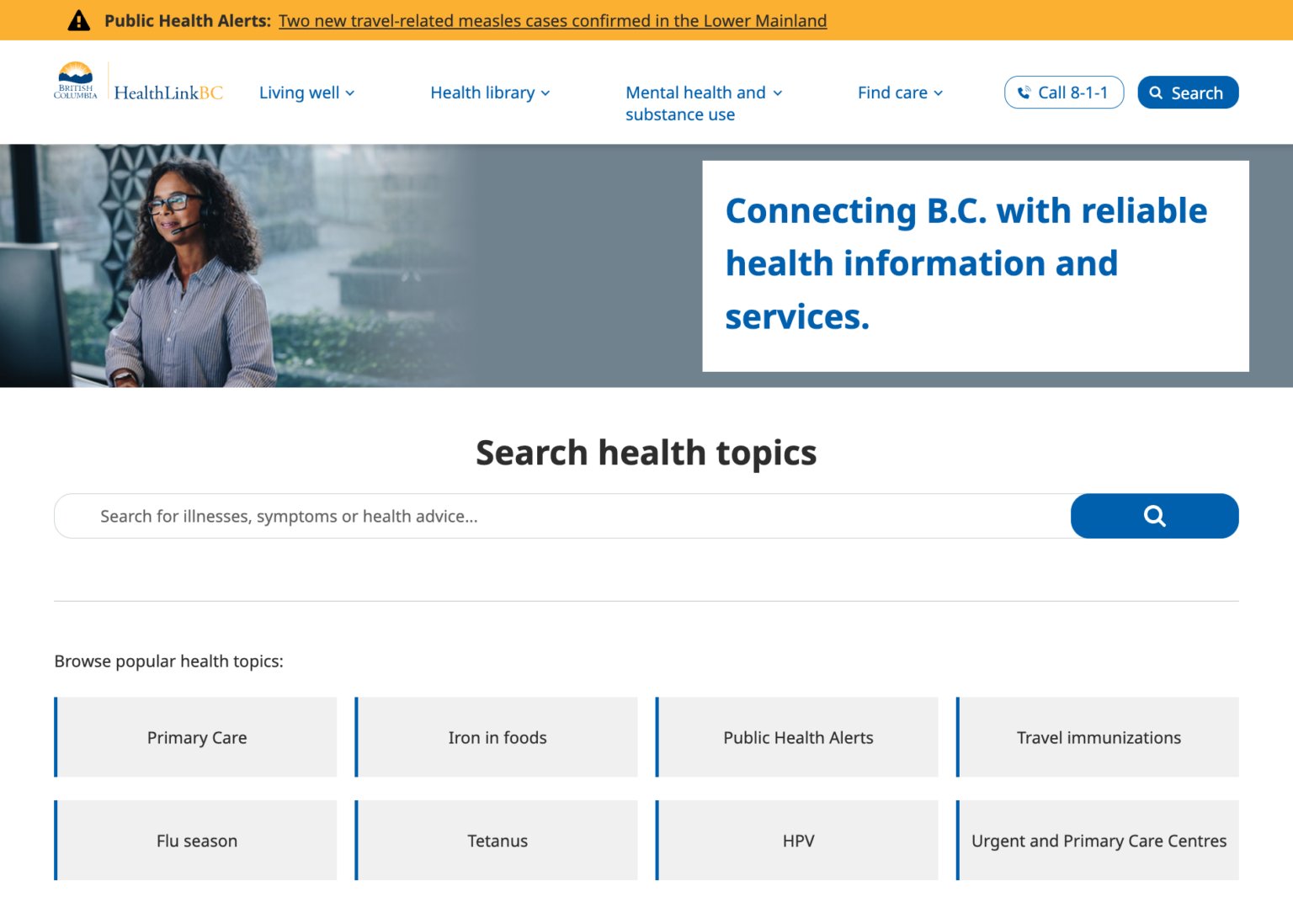 Improving Healthlink Bc S Website For Everyone S Needs Province Of